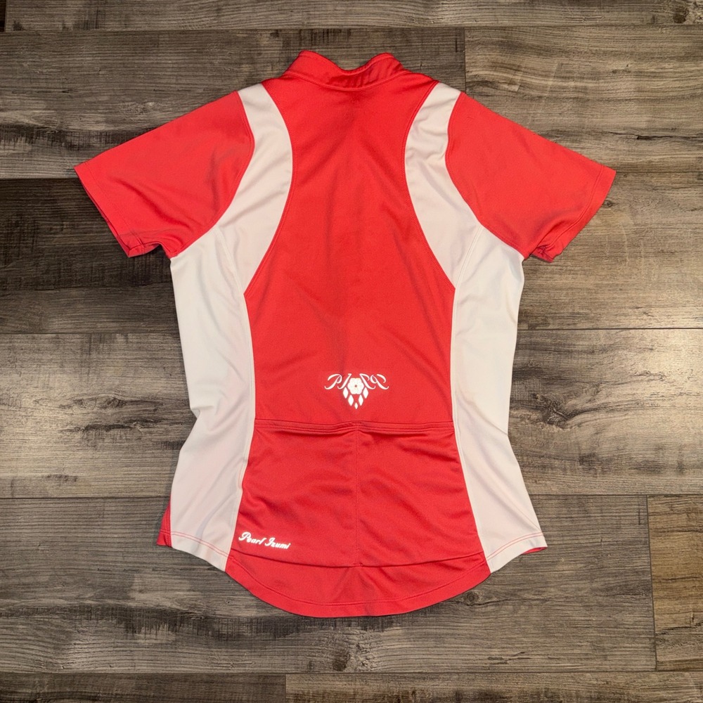 Pearl Izumi 100 Select Cycling Jersey Womens Large‎ Coral Pink Bike Shirt - Picture 2 of 7